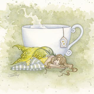 Chamomile Tea Faery by iCanvas Artist Amy Brown