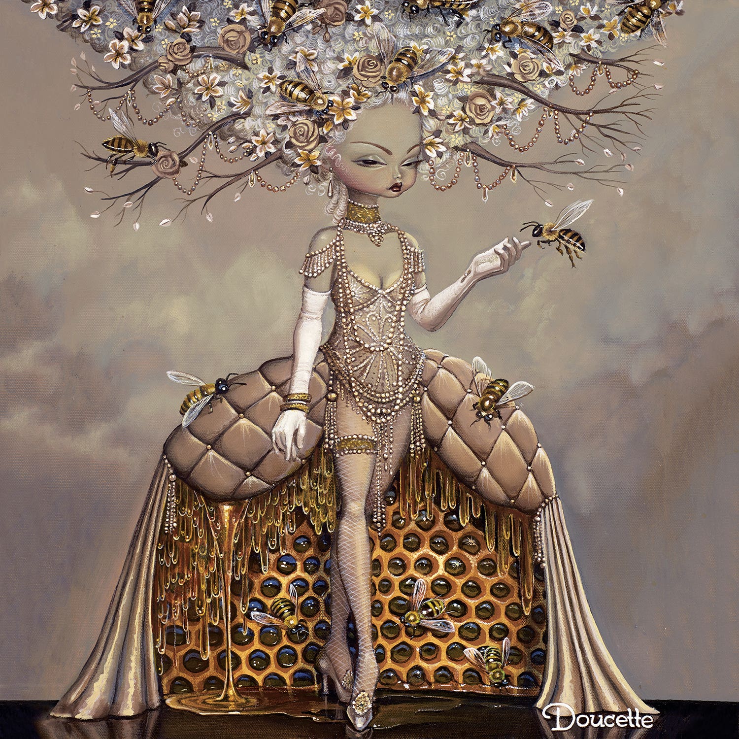 The Gift Of Honey - Canvas Wall Art by Bob Doucette | iCanvas