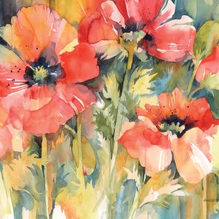 Garden Fireworks by Annelein Beukenkamp