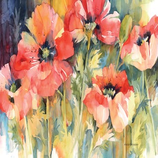 Garden Fireworks by Annelein Beukenkamp