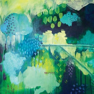 Blue & Green Art