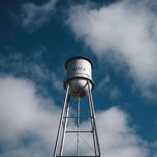Marfa Water Tower by Bethany Young