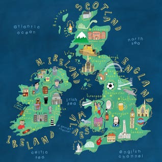 Country Maps Art