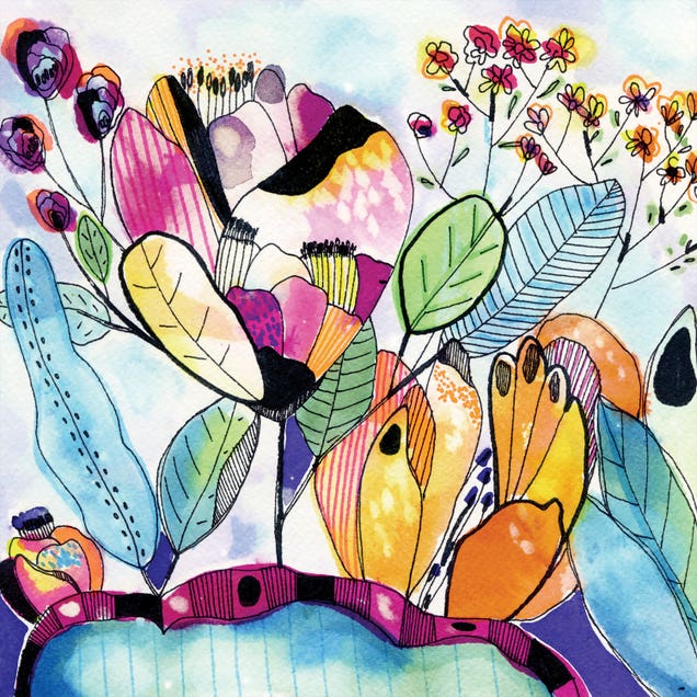 Surreal Garden by Cayena Blanca