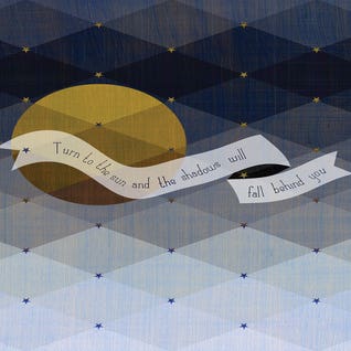 Maori Shadows Proverb by iCanvas Artist Chhaya Shrader