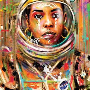 Space Negro by Crixtover Edwin