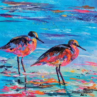 Shore Birds by Lindsey Dahl