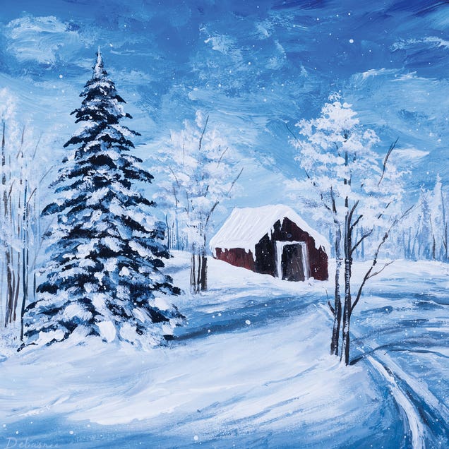 A Snowy Day by Debasree Dey