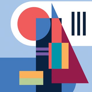 City By The Sea by iCanvas Artist Jen Du