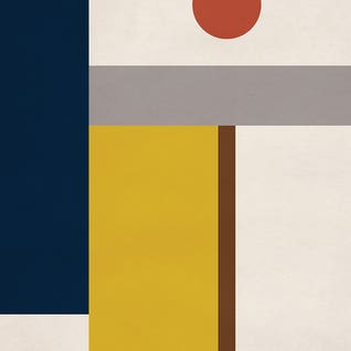 Abstract Geo Bahuaus III by EmcDesignLab