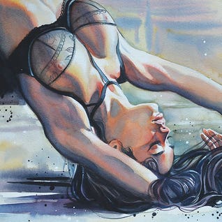 Shadow's Play V by iCanvas Artist Ellectra Art