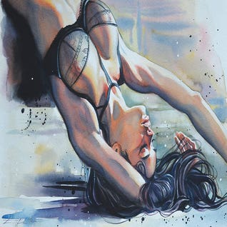 Shadow's Play V by iCanvas Artist Ellectra Art