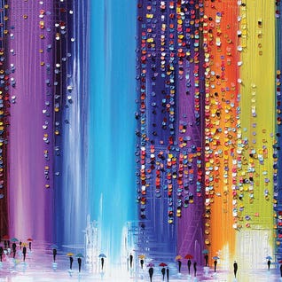 A Rainy Walk by Ekaterina Ermilkina