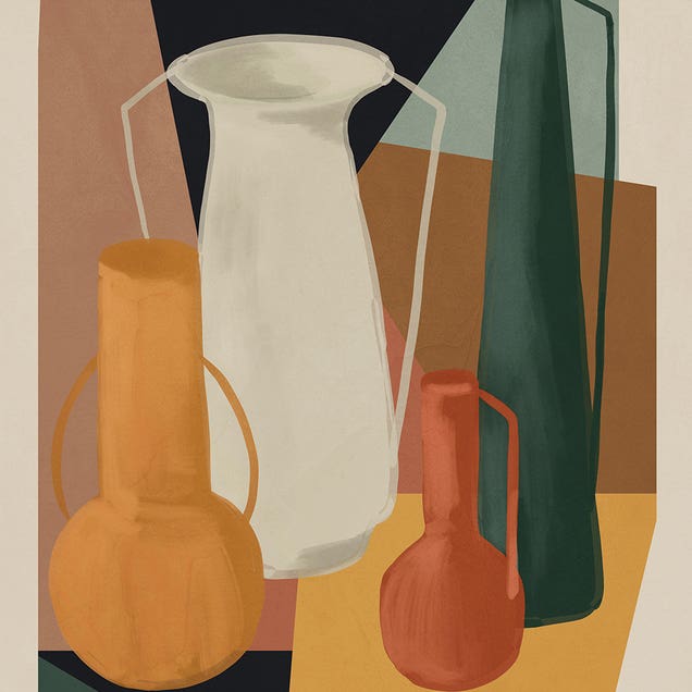 Abstract Art Vases IV by Gaite