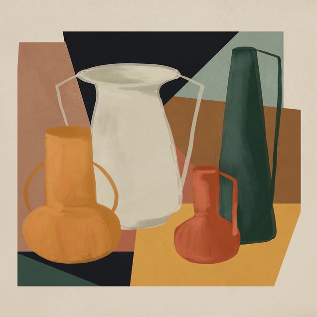 Abstract Art Vases IV by Gaite