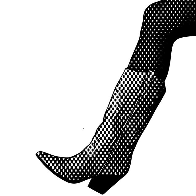 Cowgirl Boot by Honey Island Studio