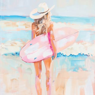 Coastal Cowgirl Surf by Honey Island Studio
