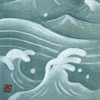 Sequence Wave II by iCanvas Artist Hyesoo Han