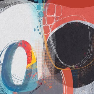 Pebble Beach II by iCanvas Artist Ishita Banerjee