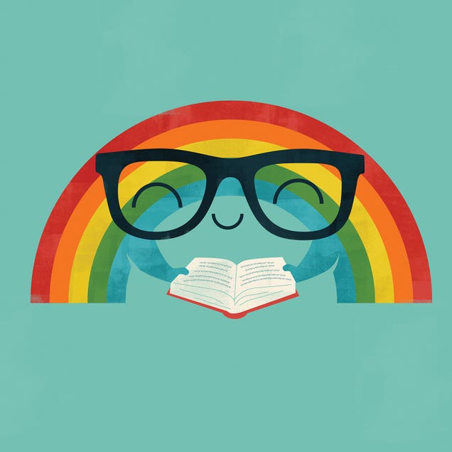 Reading Rainbow by Jay Fleck