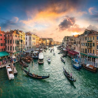 The Grand Canal in Venice, Italy by Jan Becke
