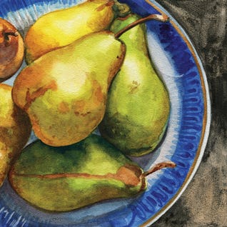 Parisian Pears by Jennifer Redstreake