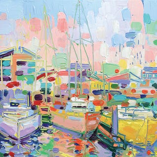 Kings Pier Marina II by iCanvas Artist Joseph Villanueva