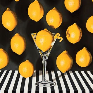 Black & White & Yellow Art