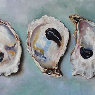 Bay Oyster Shells by Kristine Kainer