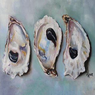 Bay Oyster Shells by Kristine Kainer