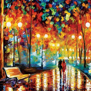 Rain's Rustle II by Leonid Afremov