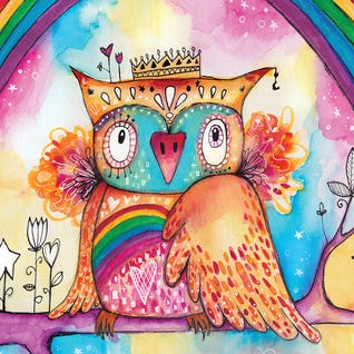 Rainbow Bird by Tamara Laporte