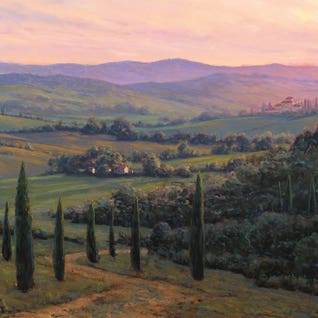 Majestic Tuscan Meadows by Michael Orwick