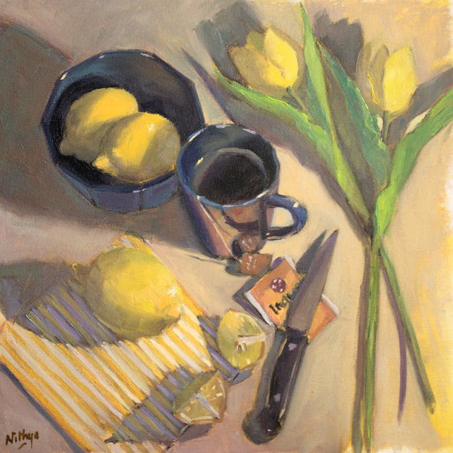 Lemon And Tea by Nithya Swaminathan