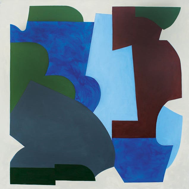 Composition With Aqua by Naoko Paluszak