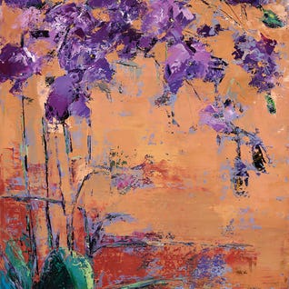 Purple Orchid by Olena Bogatska