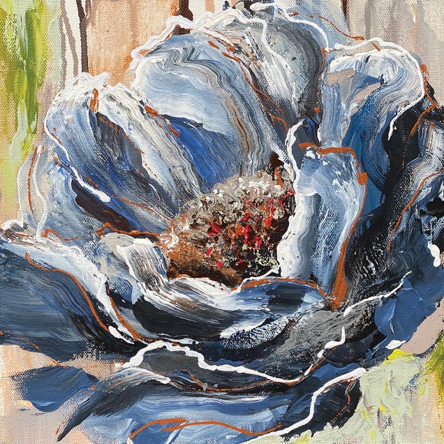 Blue Mood by Oksana Petrova