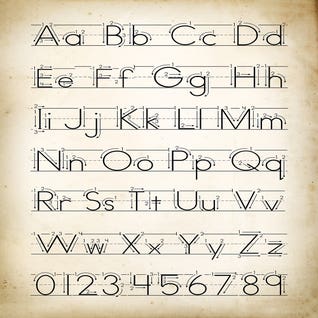 Handwriting II by PatentPrintStore
