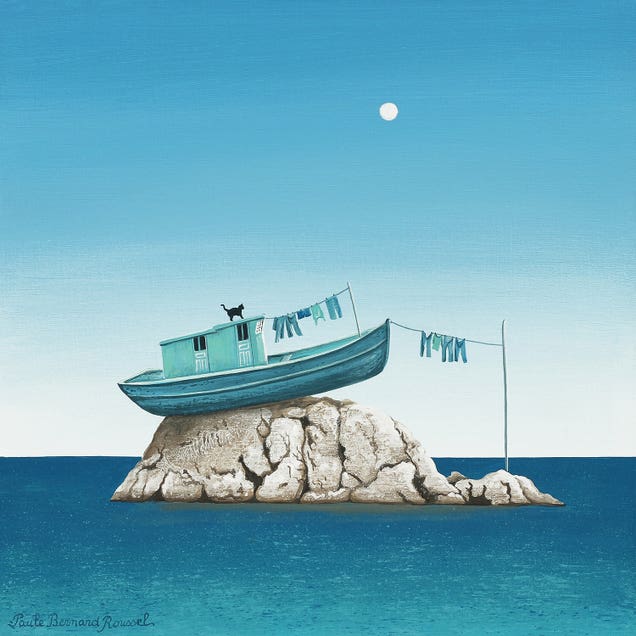 Laundry Boat by Paule Bernard Roussel