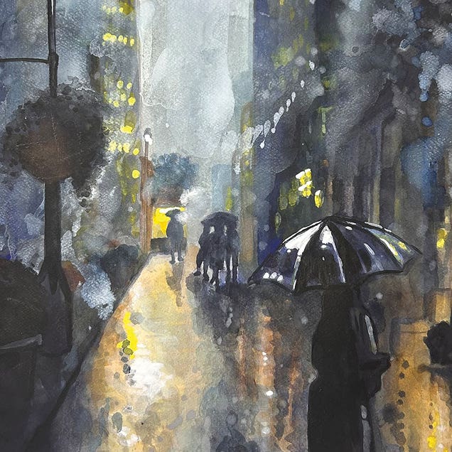 Between Streetlight And Shadow by Sahir Pena