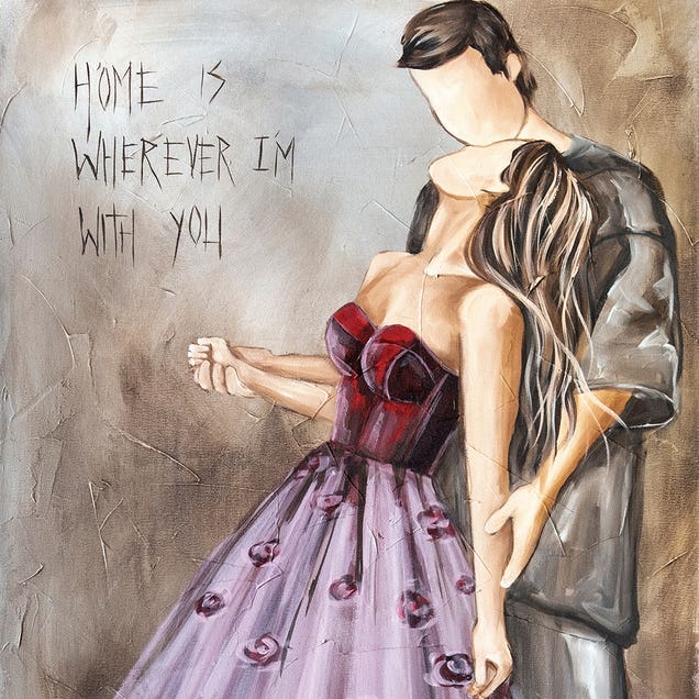 Home is Wherever by Rut Art Creations