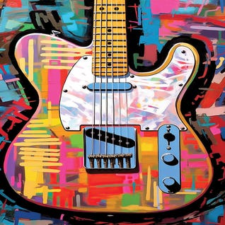 Fender Telecaster Guitar by Rockchromatic