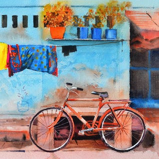 Standing By by iCanvas Artist Ramesh Jhawar