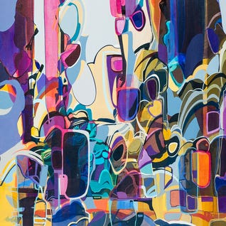 Violet by iCanvas Artist Rebecca Moy