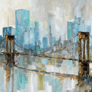 Teal City Shadows by Ruane Manning