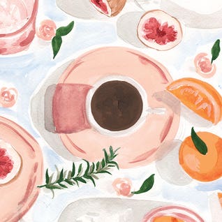 Still Life With Coffee by Sabina Fenn