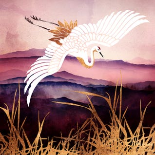 Elegant Flight III by iCanvas Artist SpaceFrog Designs