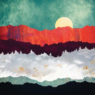 Spring Moon by iCanvas Artist Spacefrog Designs