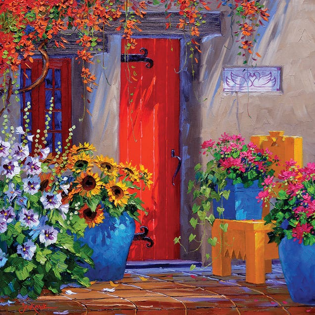 Cascading Color by Mikki Senkarik