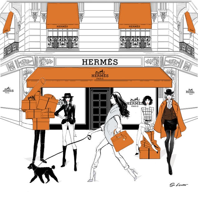 Hermes Orange by Loretta So